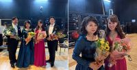 昨日はTMU管弦楽団さん（東京都立大学オケのOB・OGの皆さん）の第九演奏会に出演させて頂きました。力強く、切れ味ある素晴らしいオケでした。指揮は私が昔、東京室内歌劇場「アルジェのイタリア女」でイザベラ役をやらせて頂いた時に指揮をしてくださった増井信貴先生。懐かしかったです。そしてソプラノ独唱は鈴木玲奈さん、バリトンは寺田功治さん。お二人とも東京音大のご出身です。